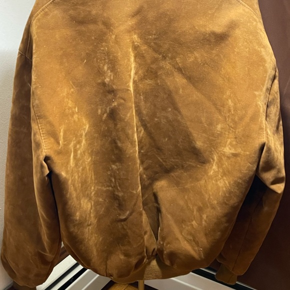 Leather suede v made in Italy 🇮🇹 Jacket Sz XL - Picture 3 of 7